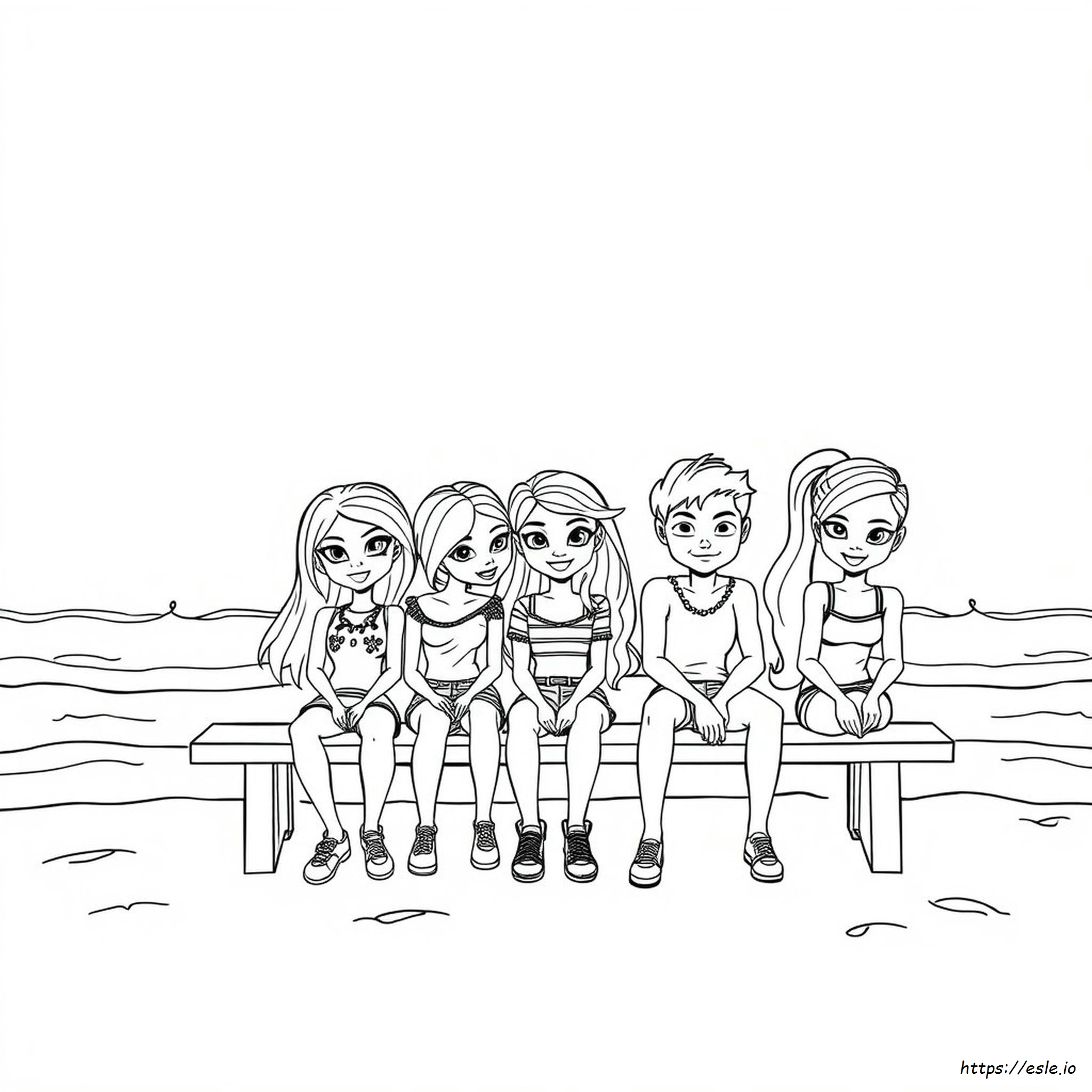 Disegni Da Colorare Bratz Boyz: Pagina Stampa Gratis