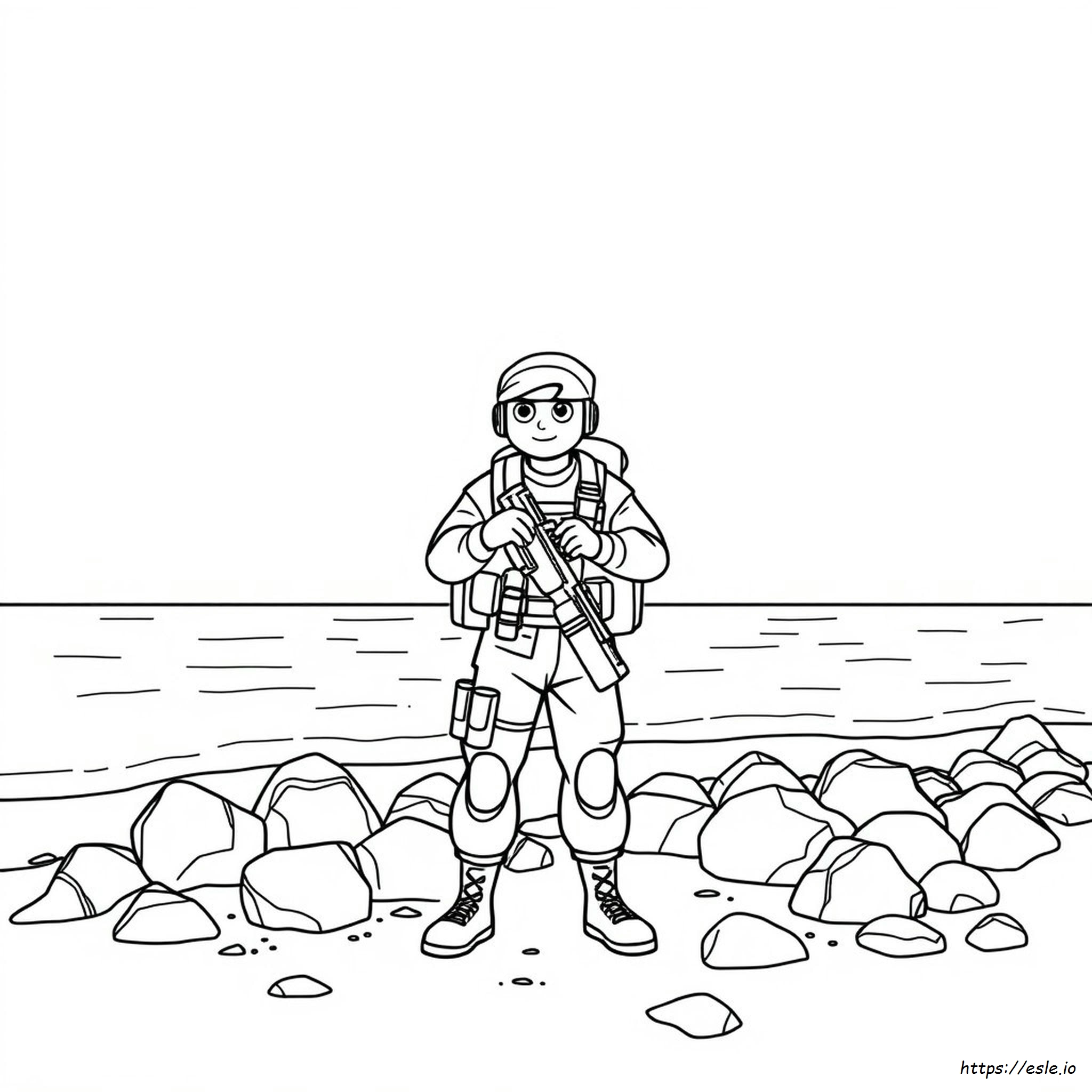 Pagina Da Colorare Forze Speciali Navy Seal