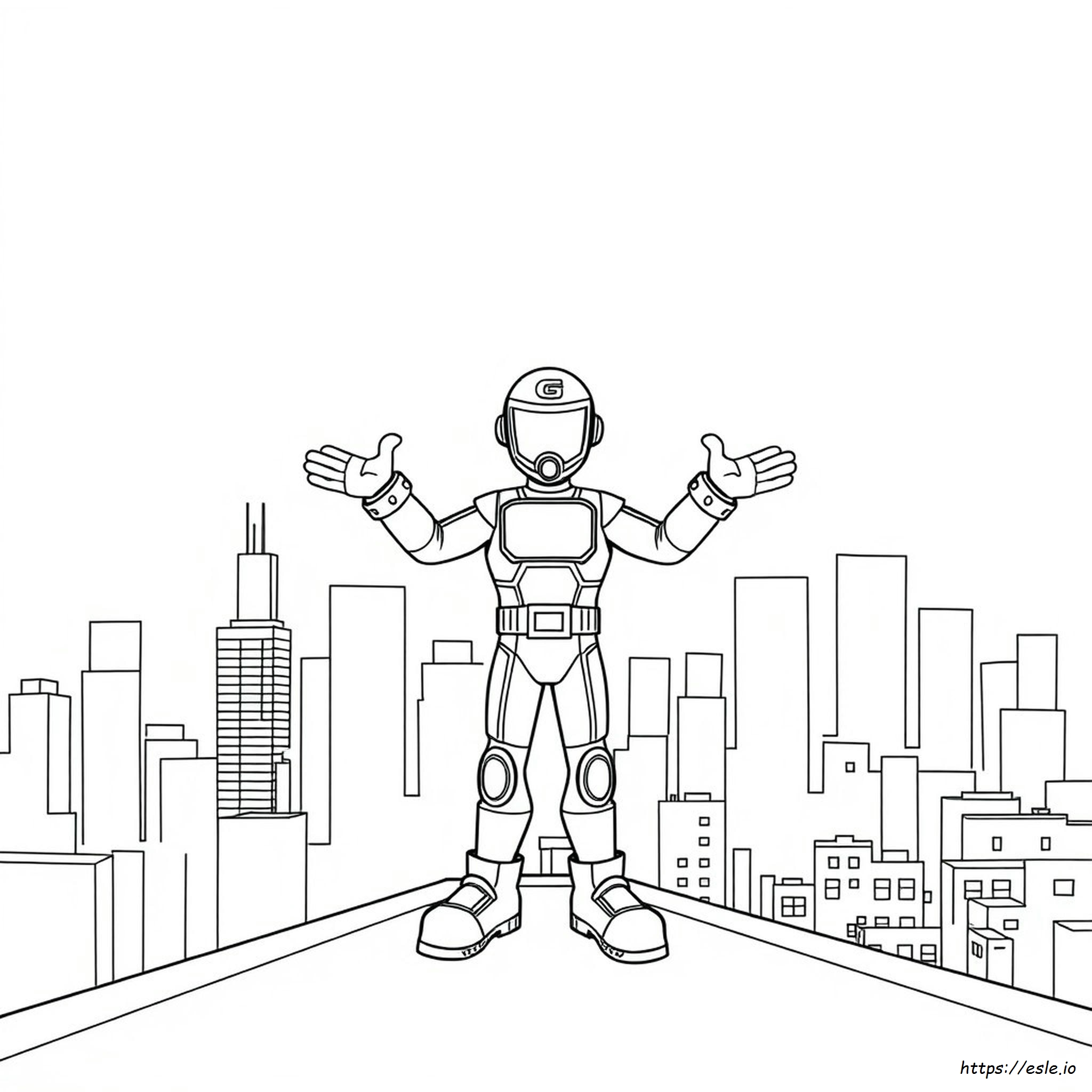 G Man Coloring Page