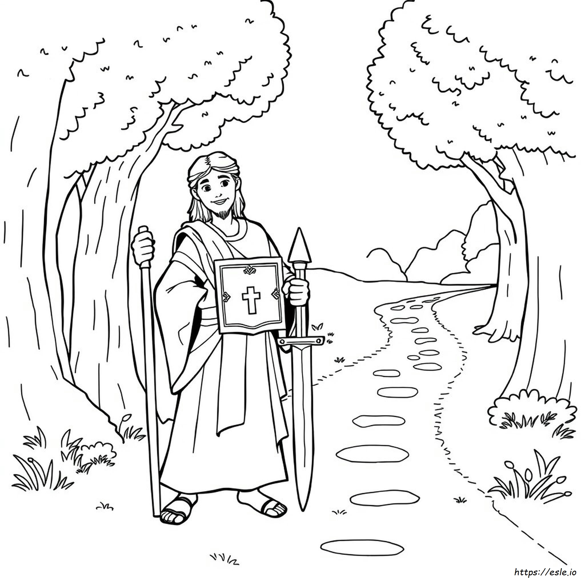 Kitab Mormon Gambar Mewarnai Nefi - Halaman Mewarnai