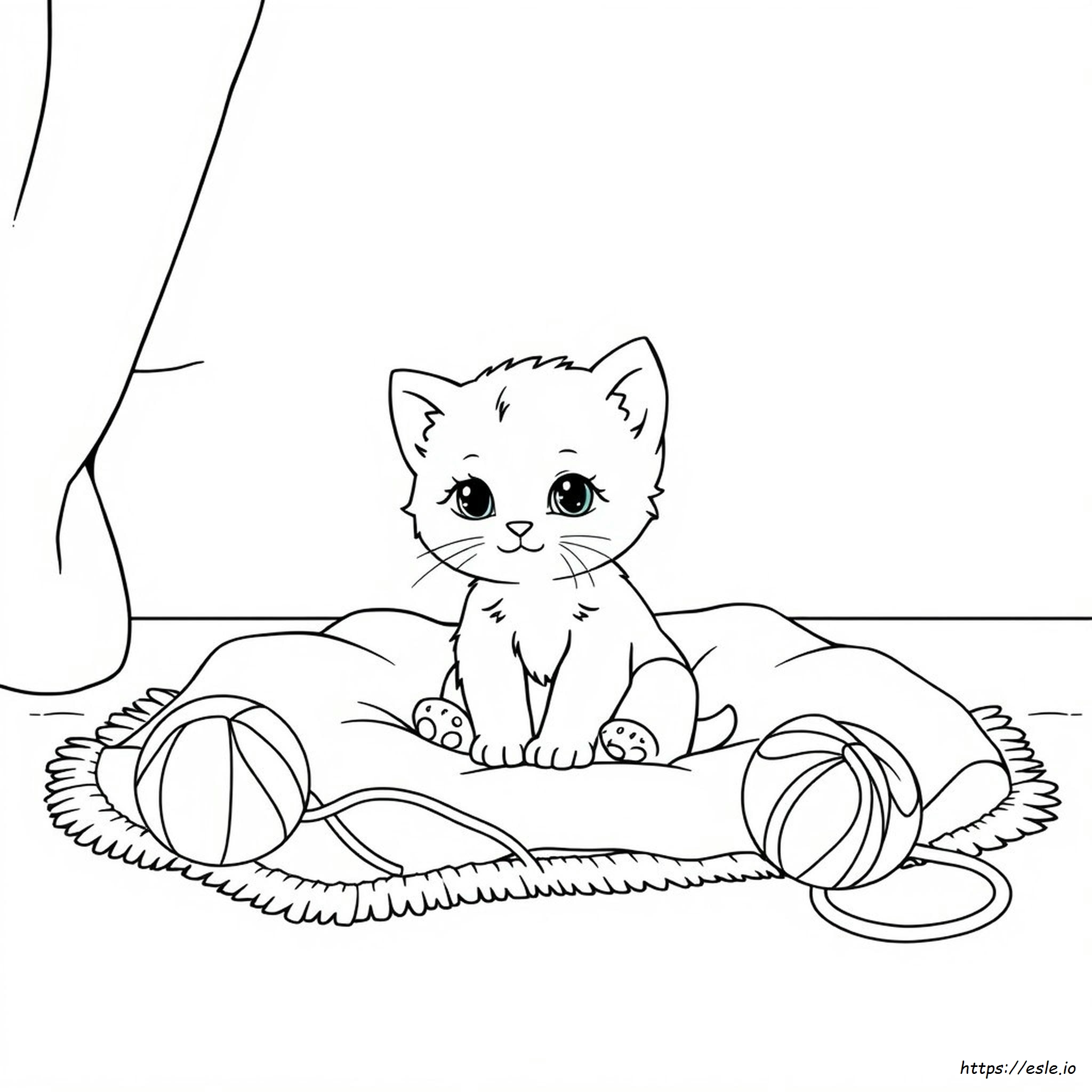 Kleine Kat Kleurplaten kleurplaat