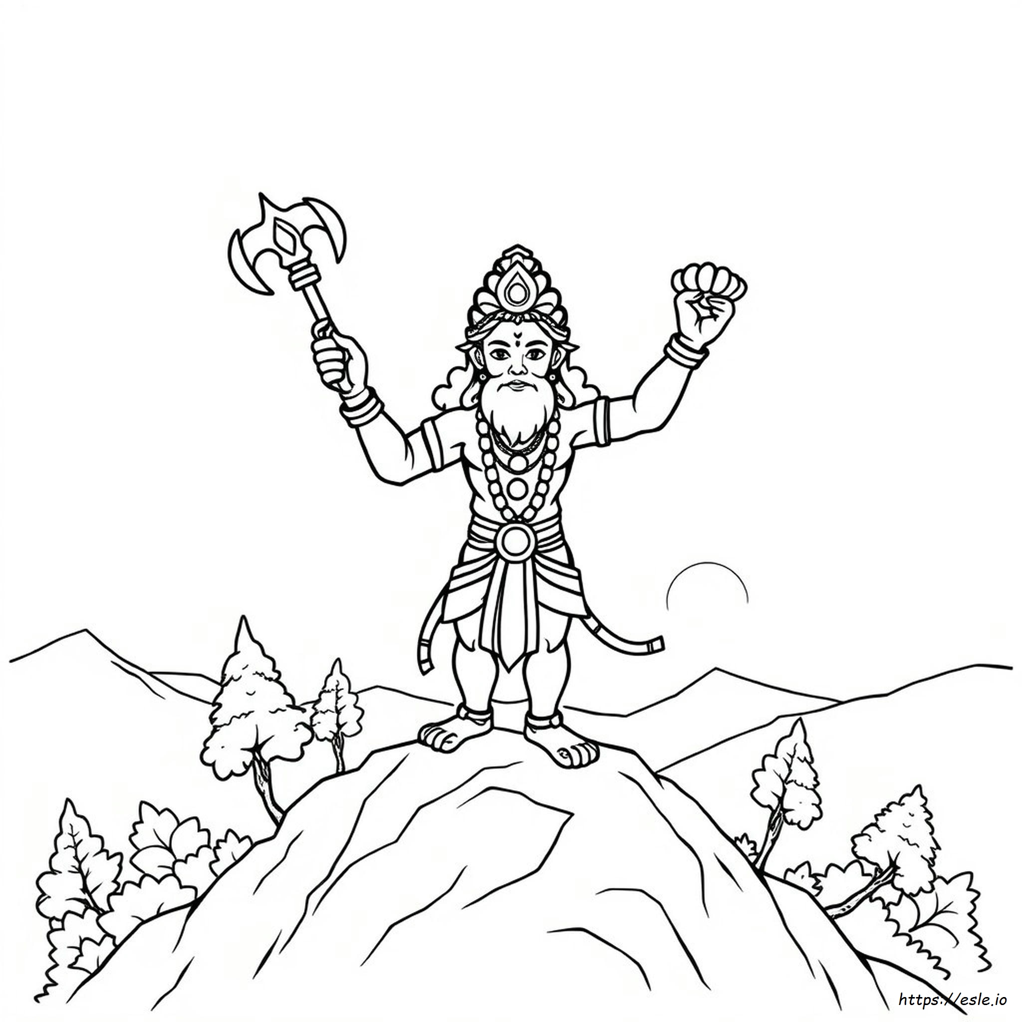 Hanuman Ji Coloring Page - Free Printable