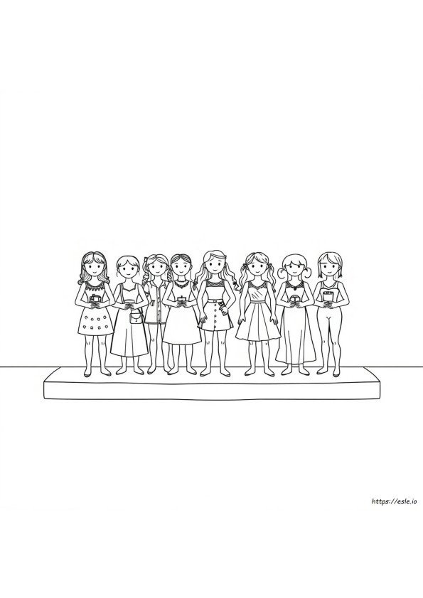 Coloring Pages Of Paper Dolls