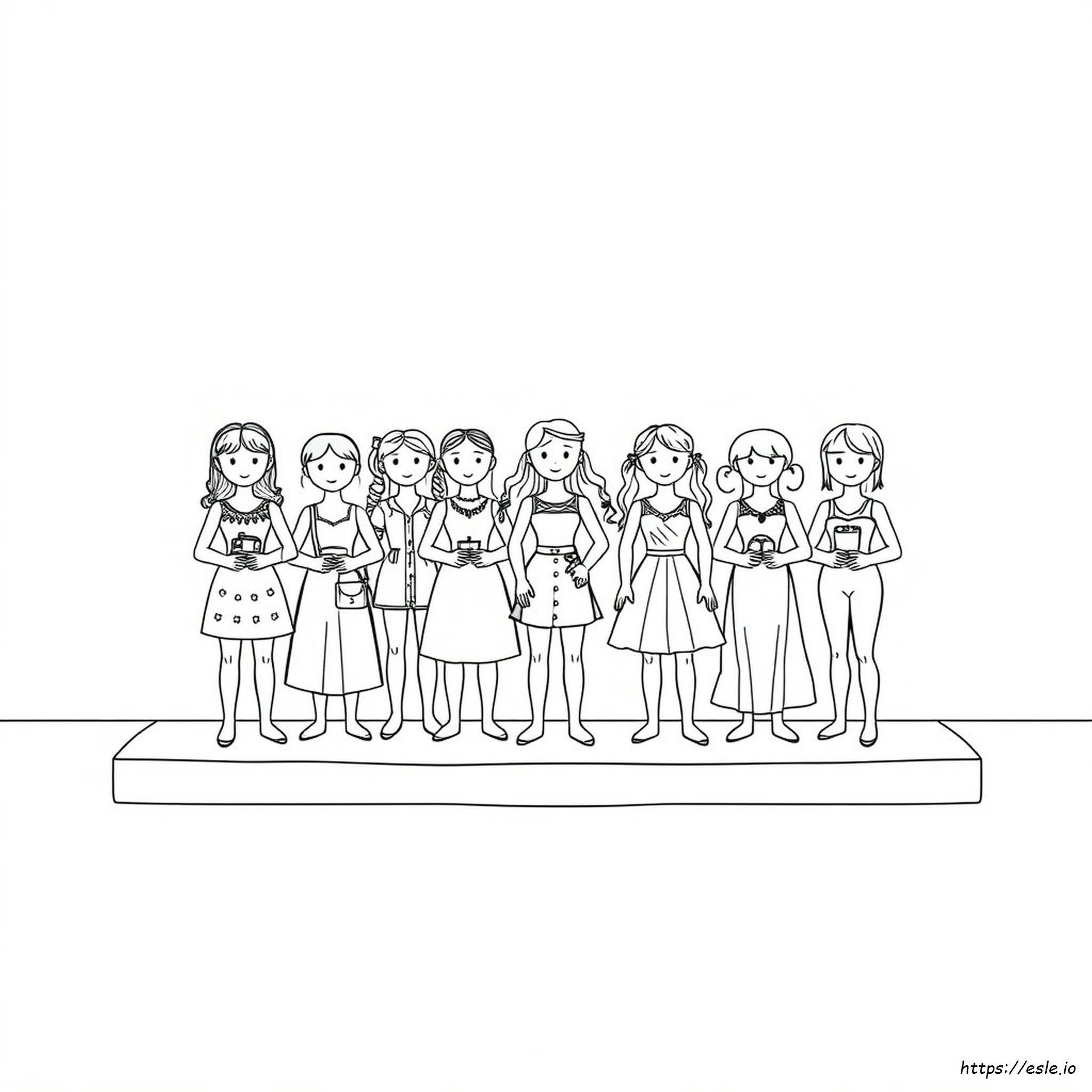 Coloring Pages Of Paper Dolls