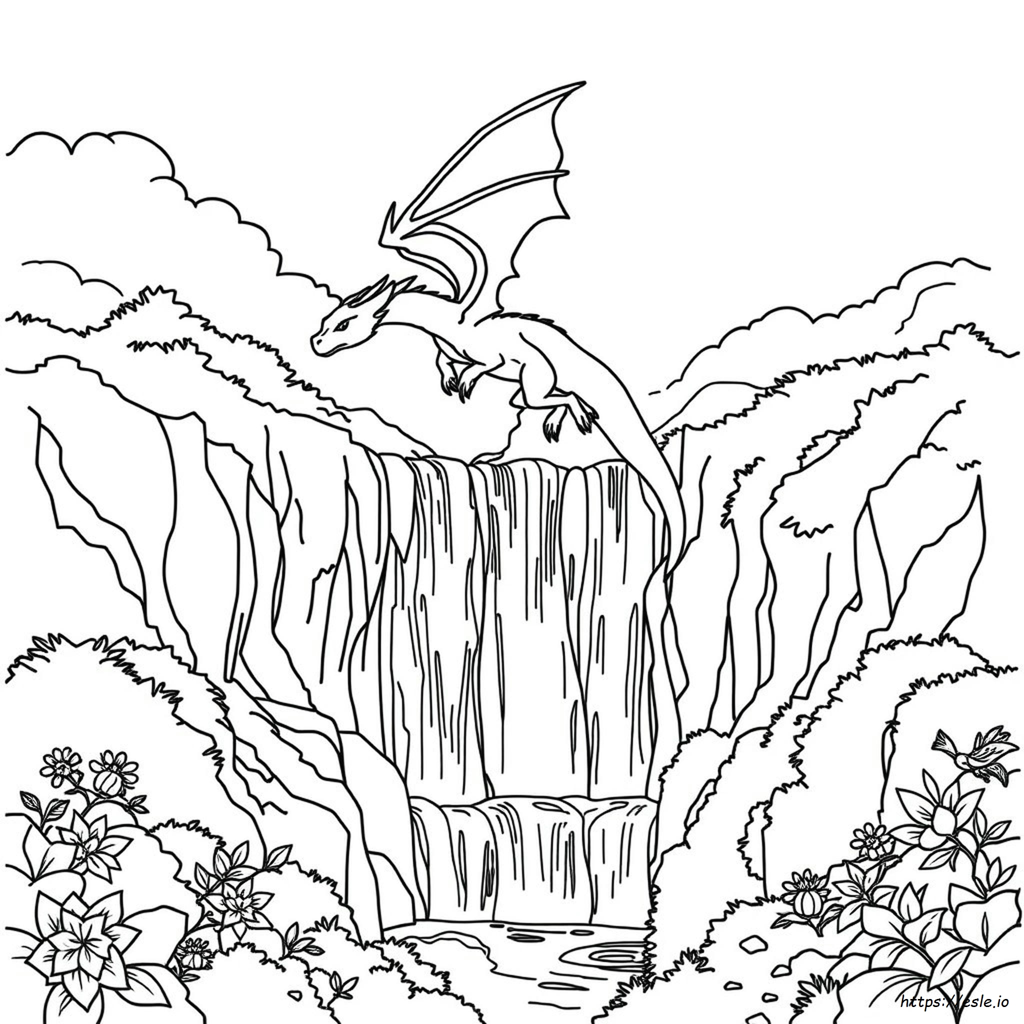 Free Dragon Coloring Page To Print - Easy Coloring Sheets For Kids