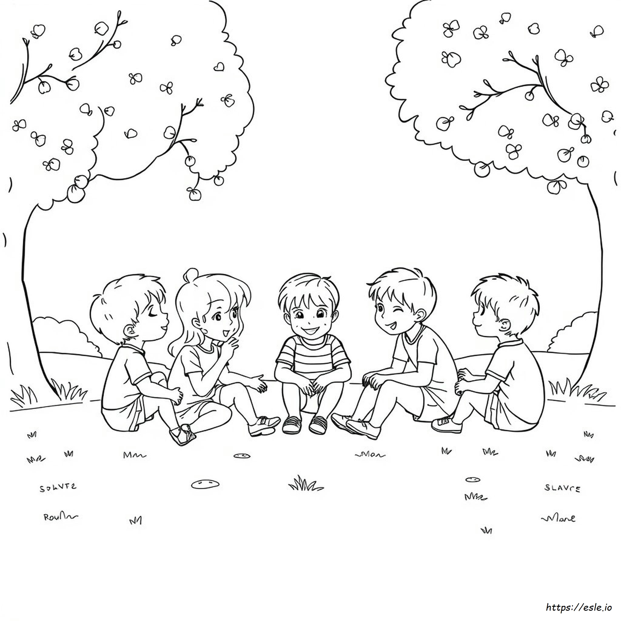 Gruppen Ausmalbilder Gruppen Ausmalbilder