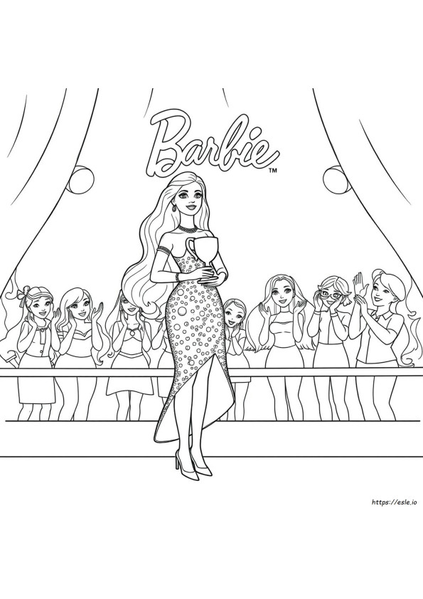 Barbie Filmi Boyama Sayfaları
