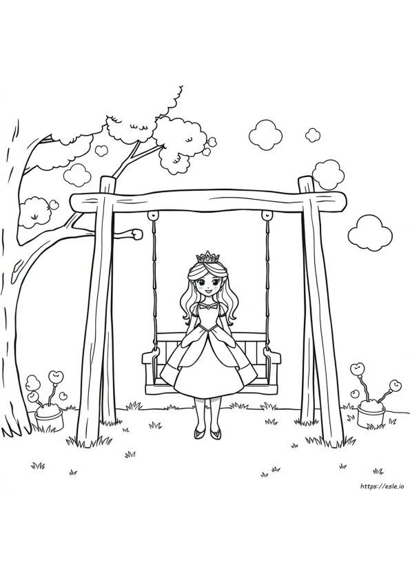 Prinsess Coloring