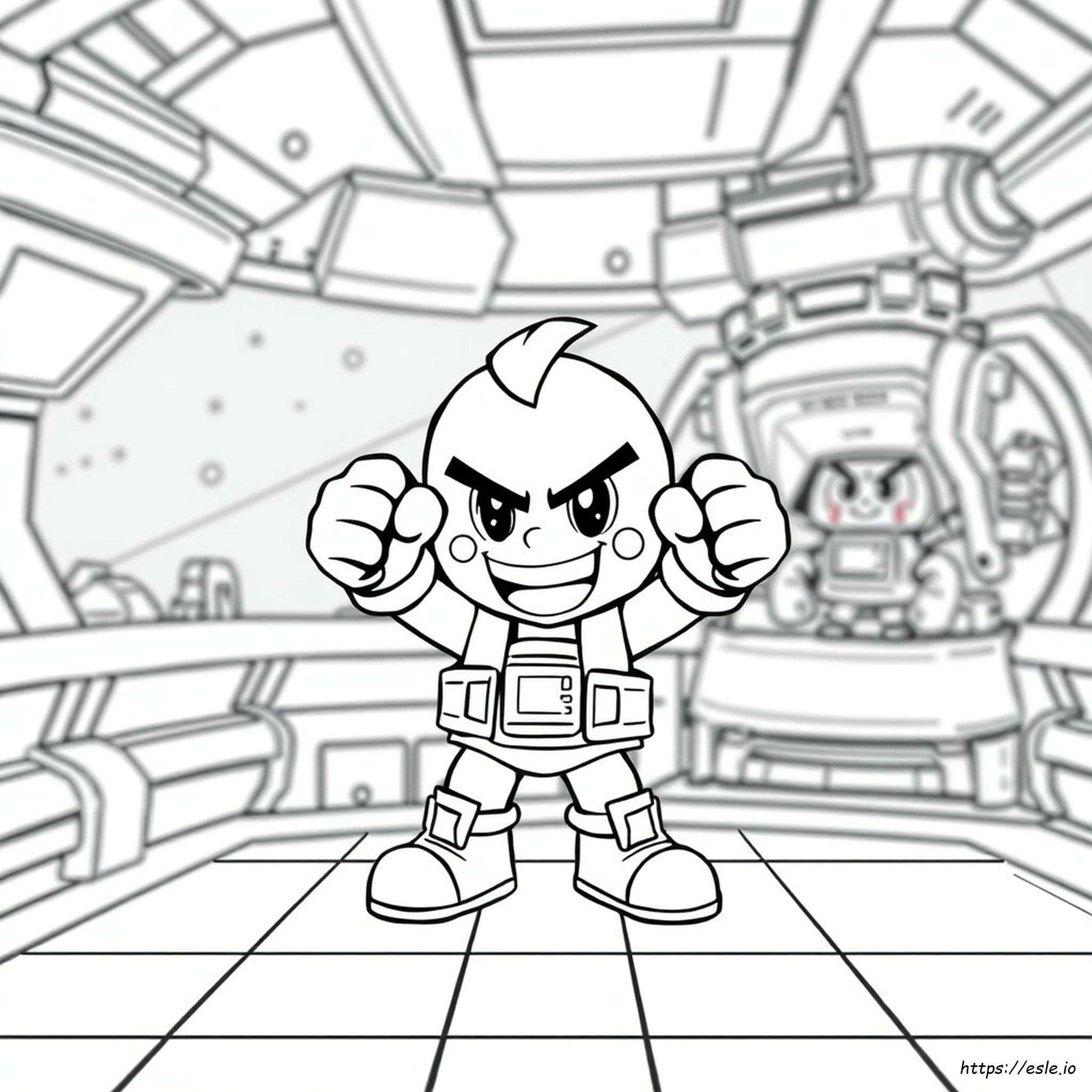 Brawl Stars Coloring Pages Charlie