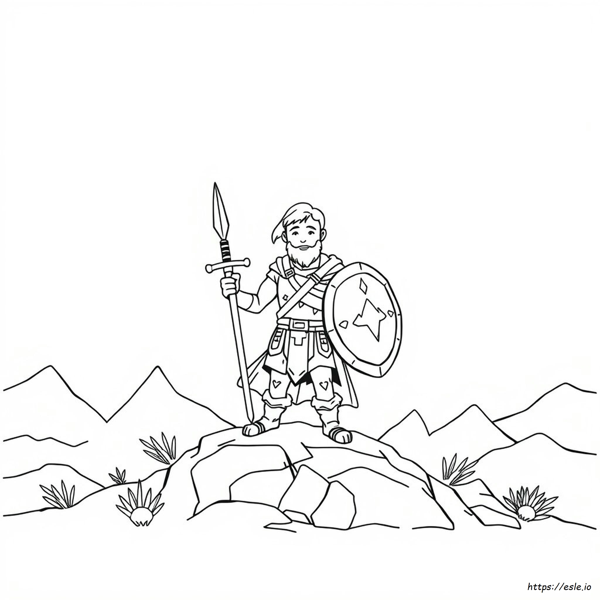 Coloriage Aron à imprimer gratuit
