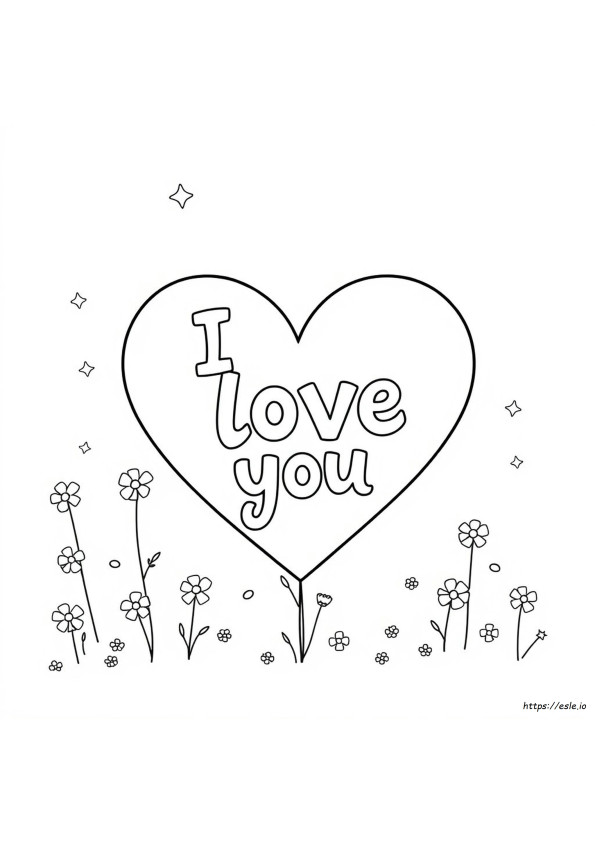Free I Love You Coloring Pages Printable