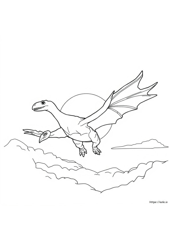 Mega Aerodactyl Da Colorare