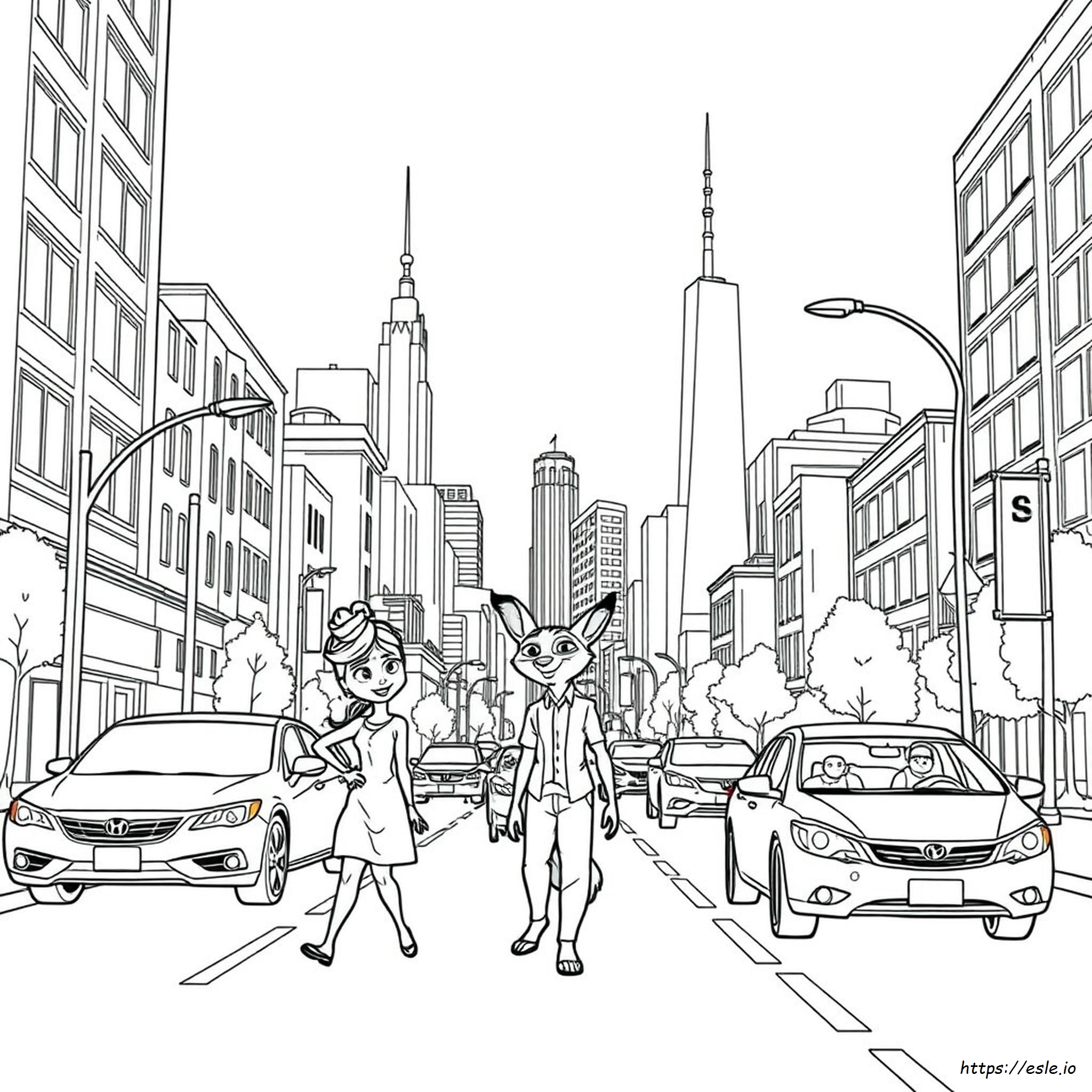 Disney Zootopia Coloring Pages