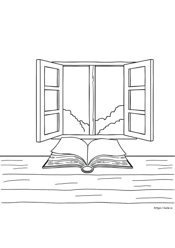 Book Coloring Sheets