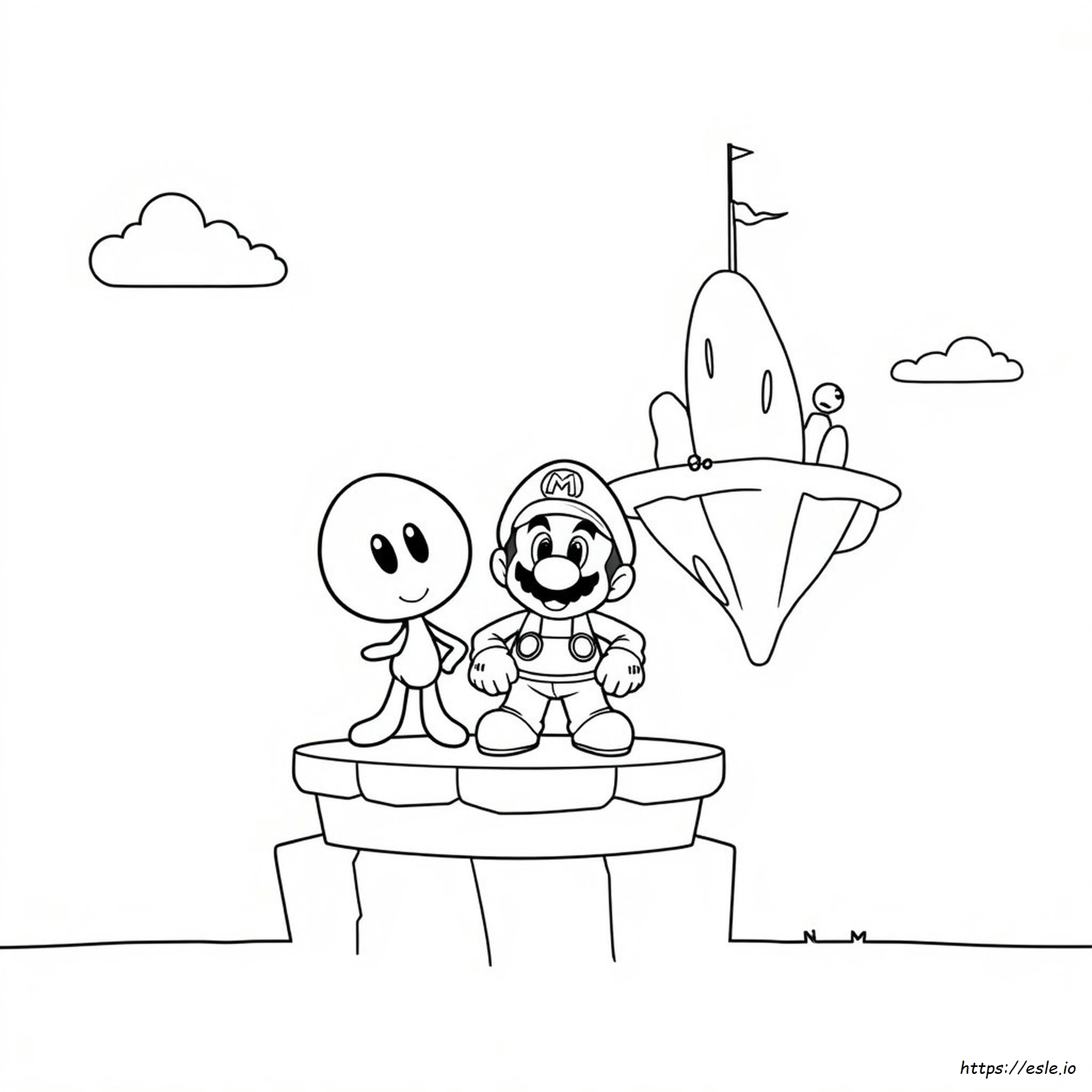 Cappy Mario Odyssey Coloring Pages