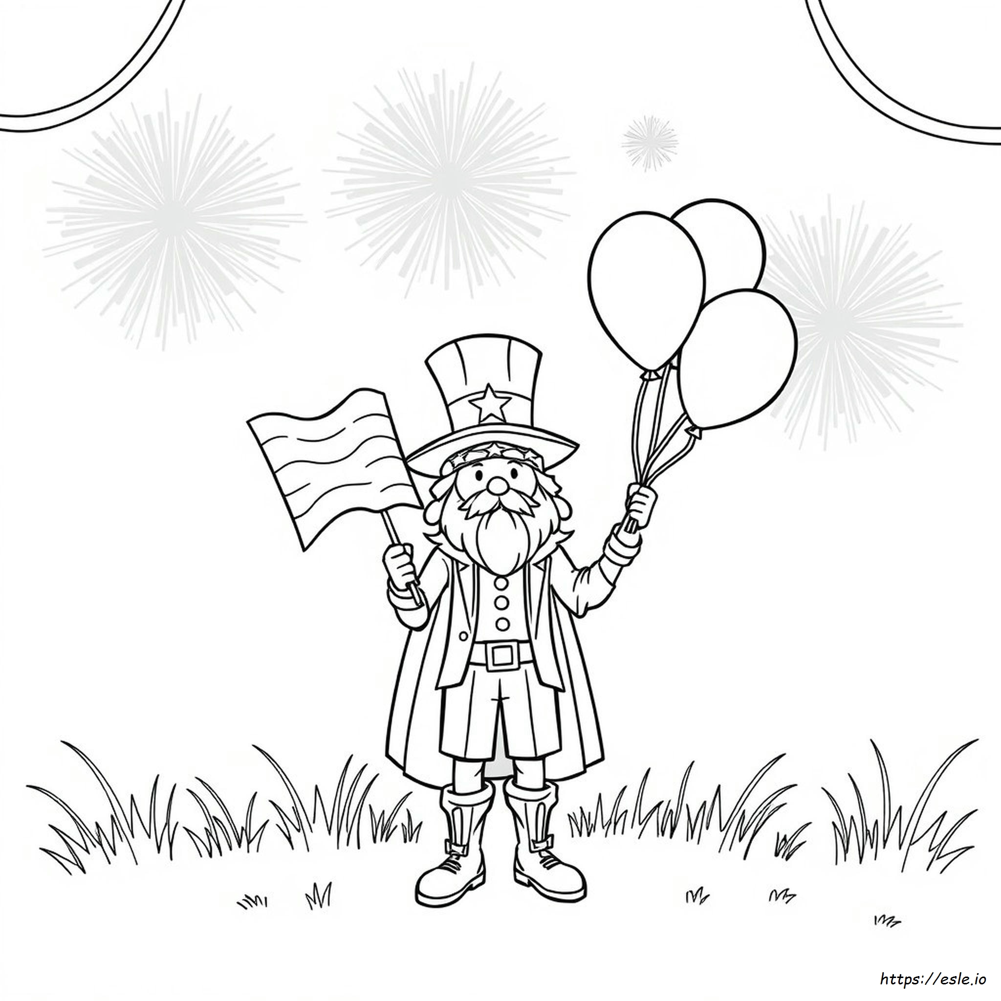 4Th Of July Coloring Pages Pdf Free Download