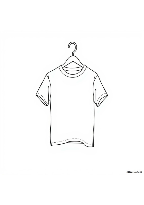 Tshirt Coloring Page