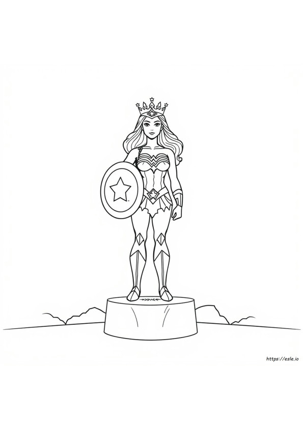 Wonderwoman Colouring