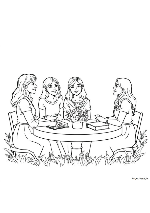 Disegni Da Colorare Per Giovani Donne Sdd