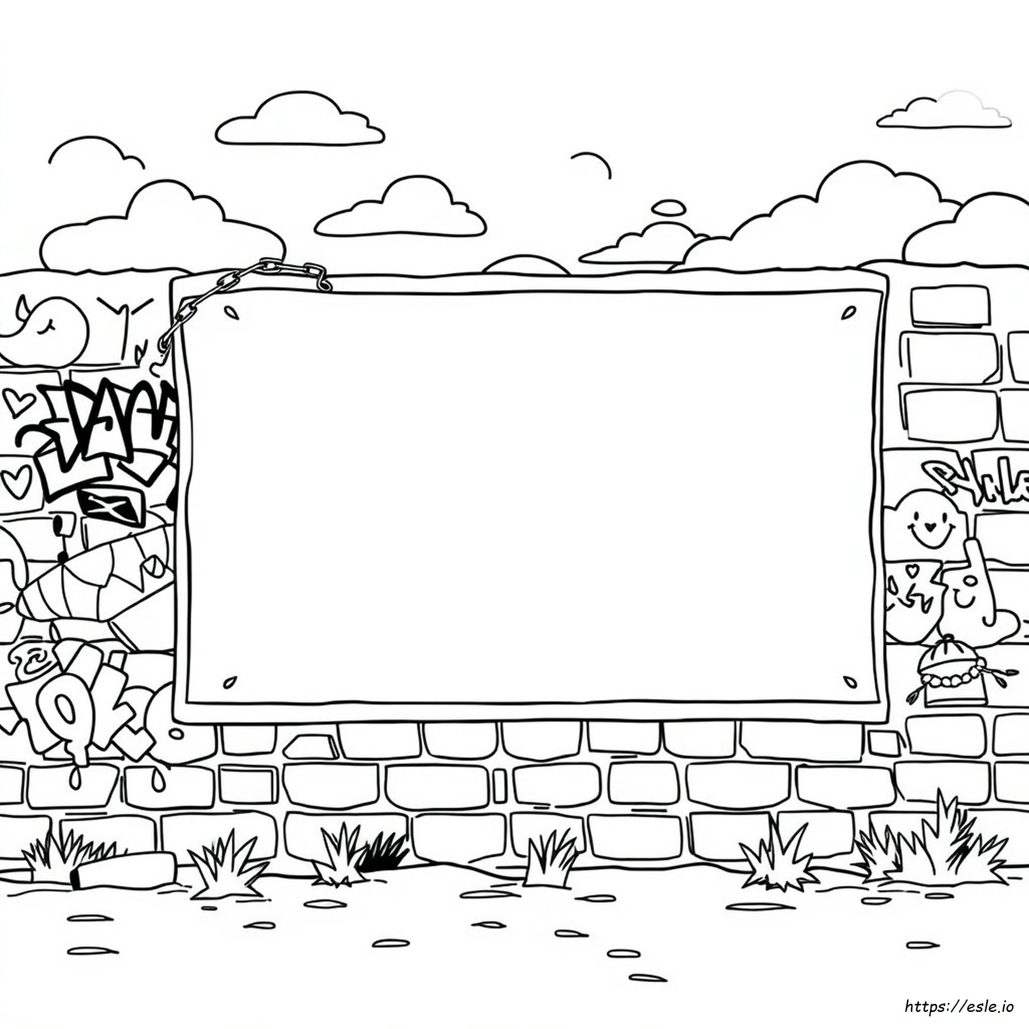 Graffiti Printable Cool Coloring Pages