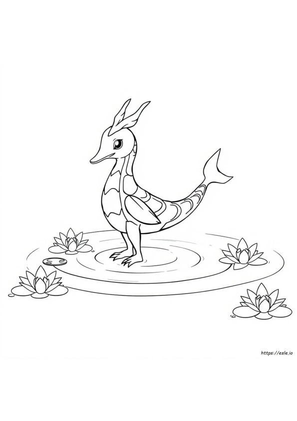 Milotic Kolorowanka