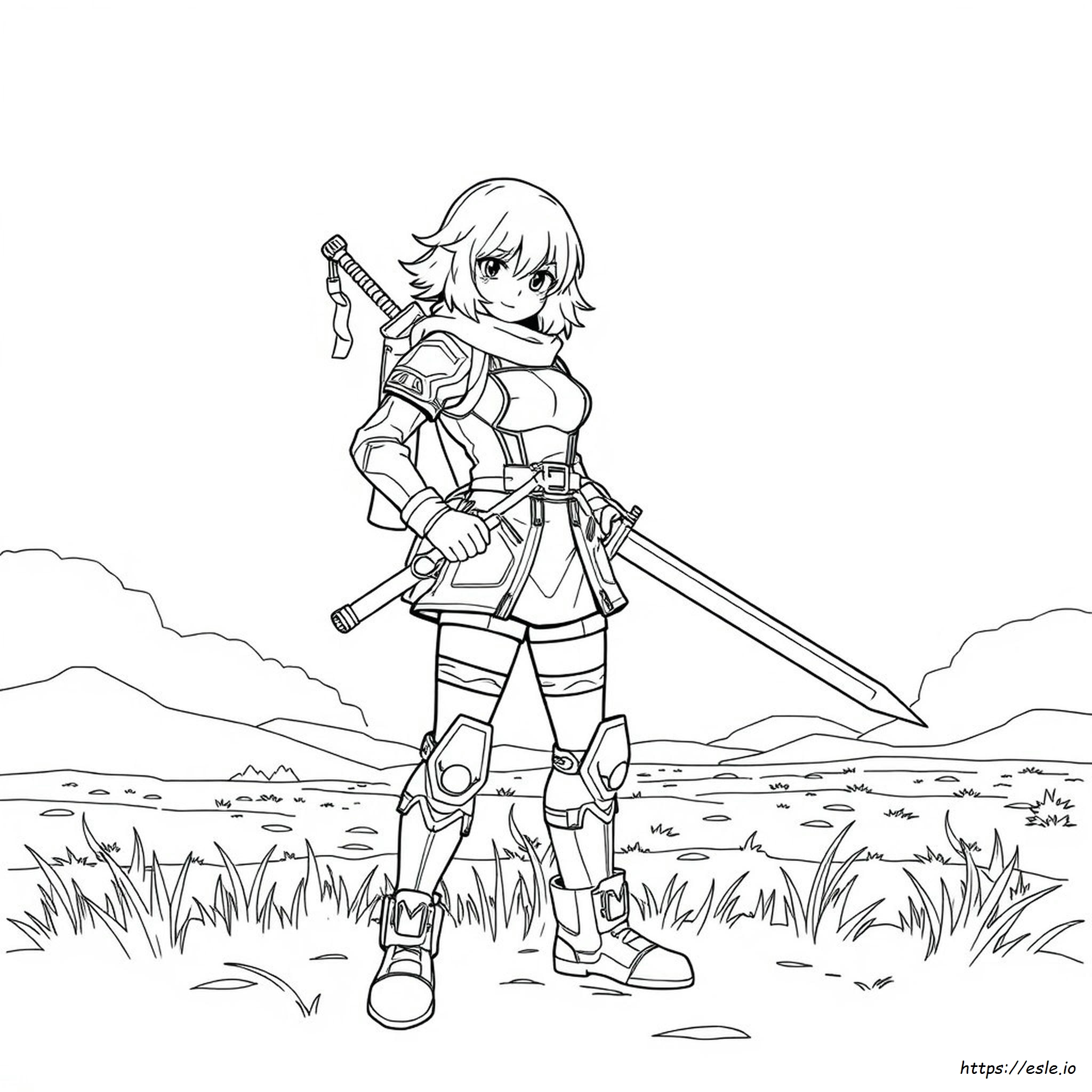 Mikasa Coloring Pages
