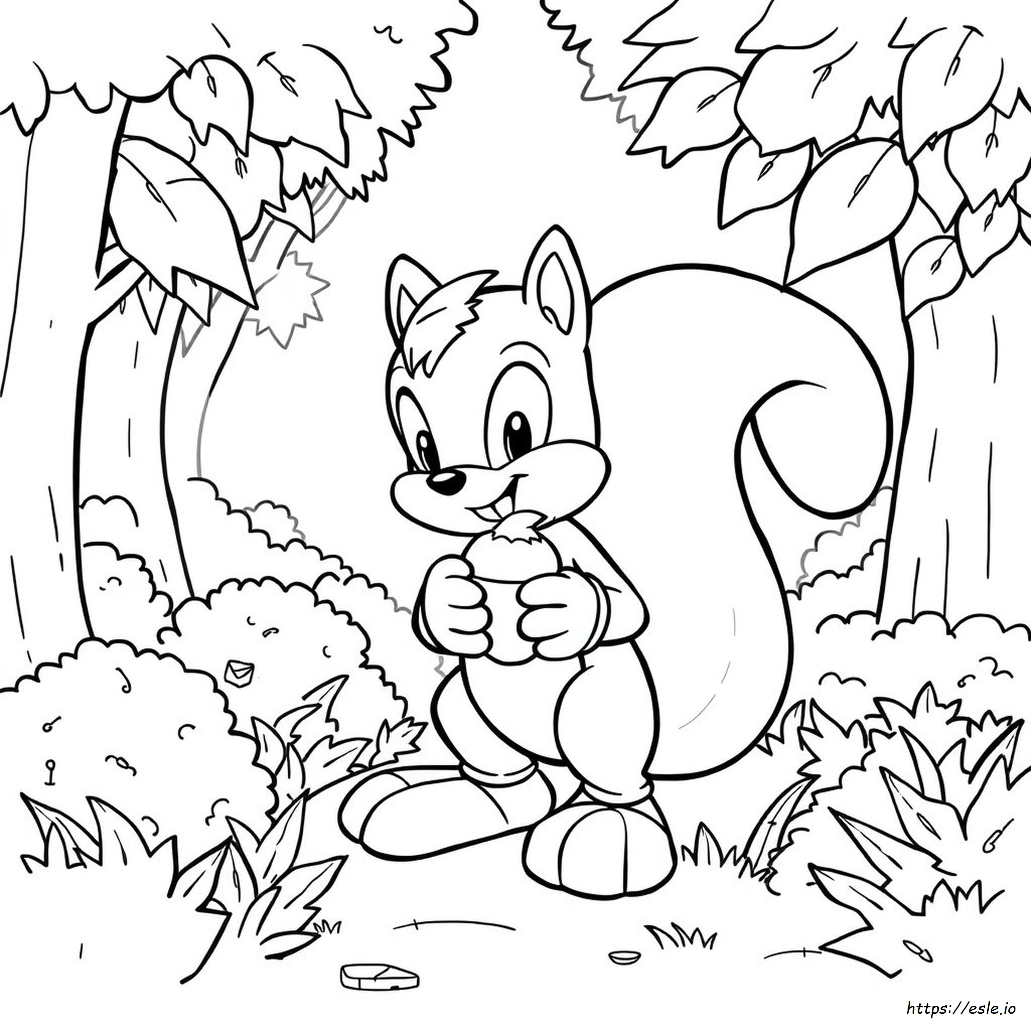 Dibujo Para Colorear De Sonic 2 Clásico
