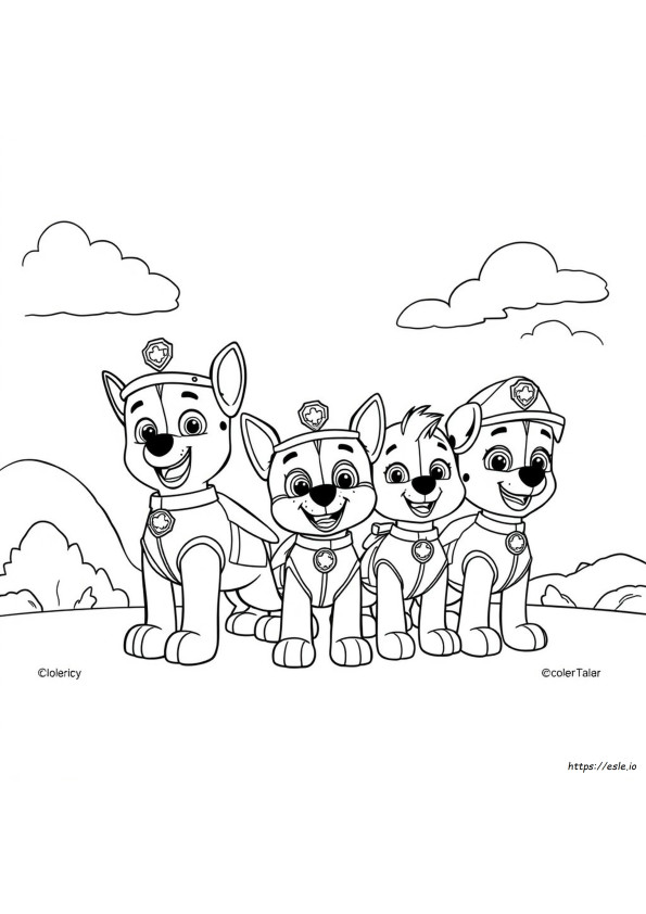 Kostenlose Paw Patrol Ausmalbilder Zum Ausdrucken