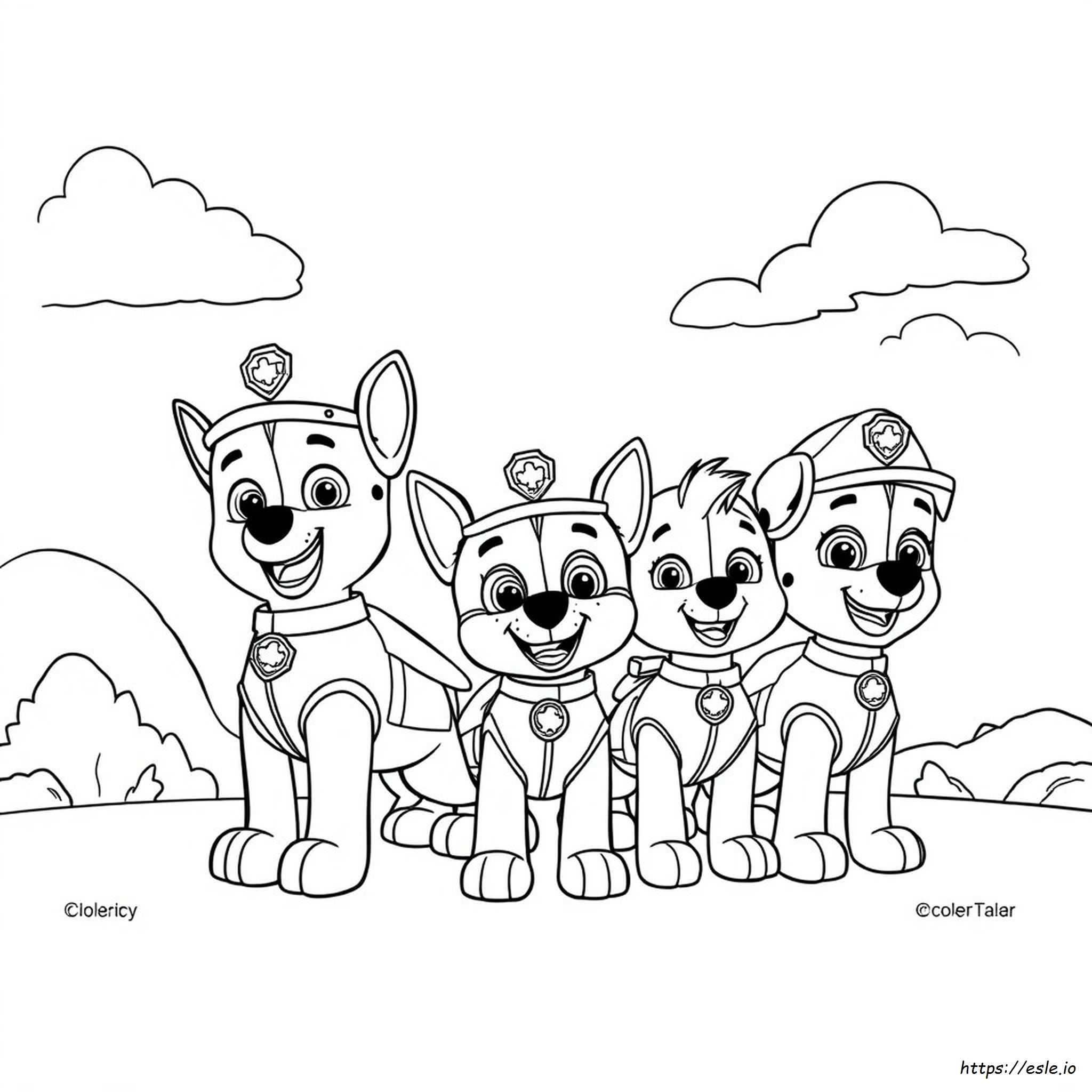 Kostenlose Paw Patrol Ausmalbilder Zum Ausdrucken