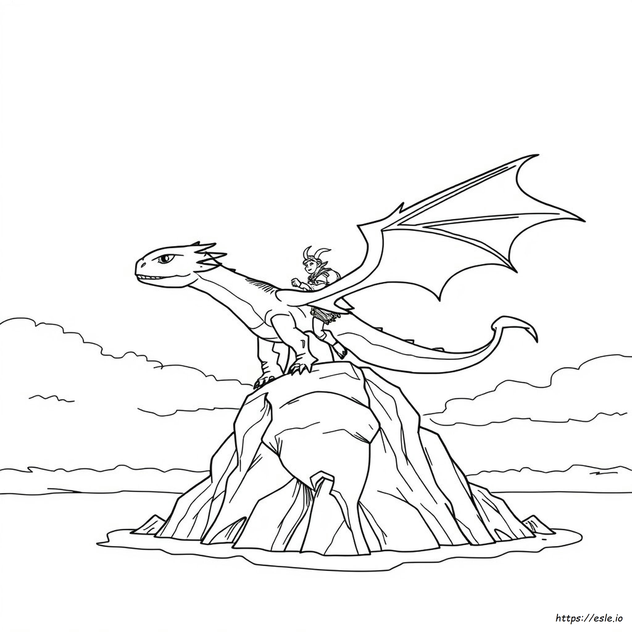 How To Train Your Dragon Colouring