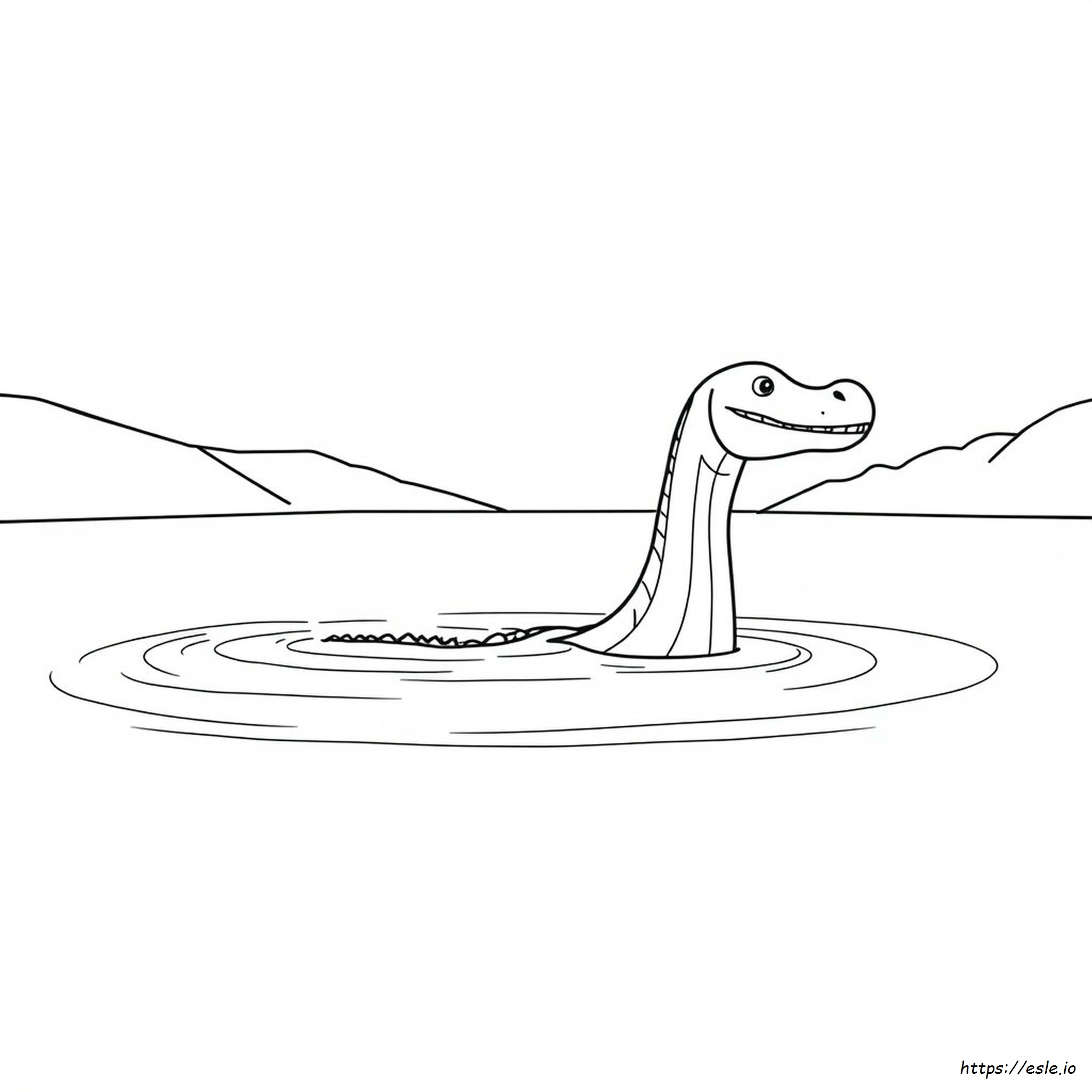 Loch Ness Monster Coloring