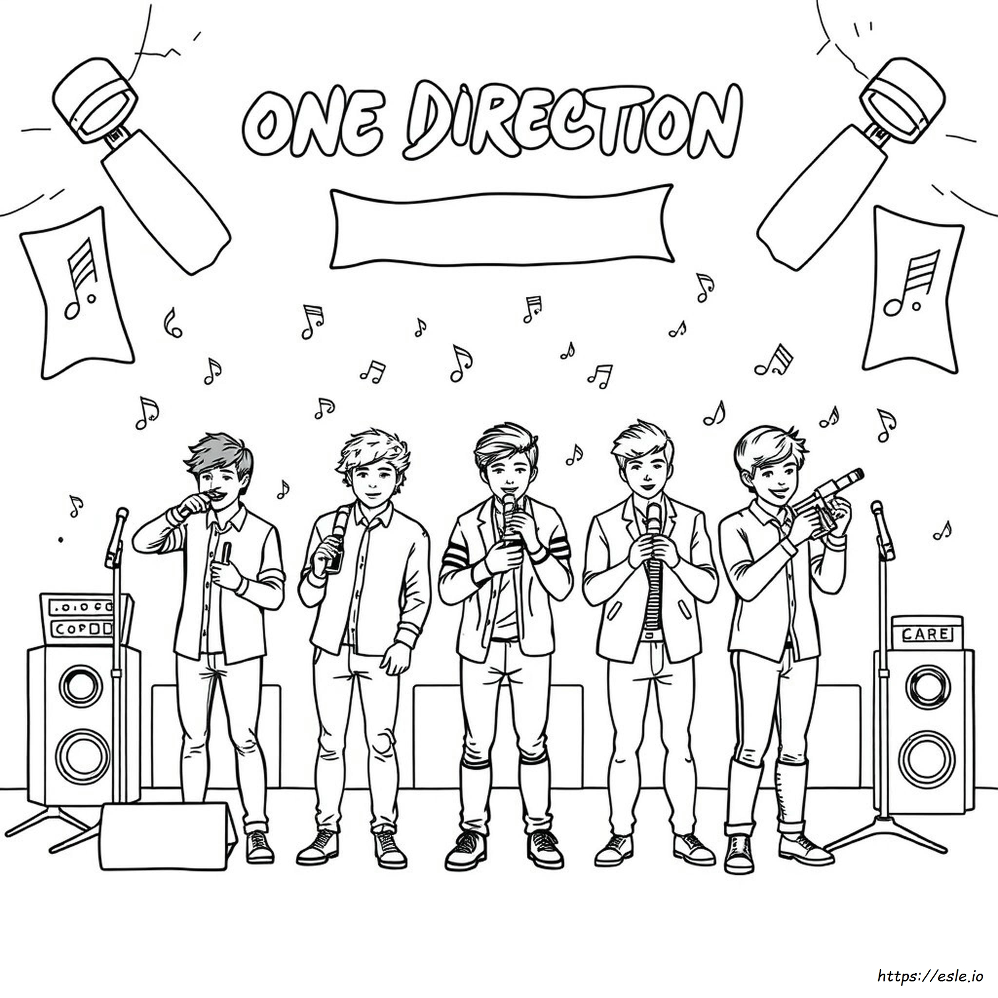 Printable One Direction Lyric Coloring Pages