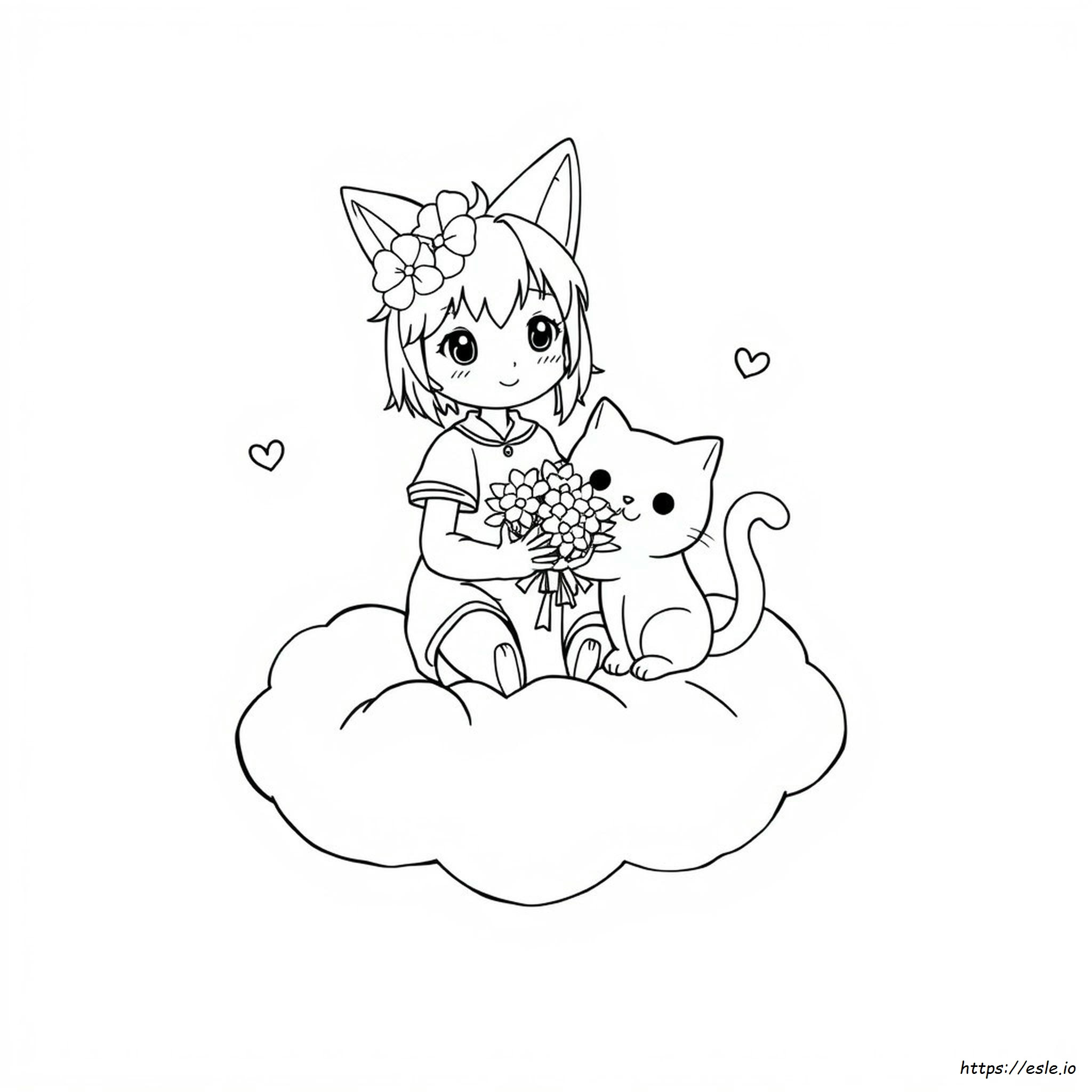 Kuromi Gambar Mewarnai Berwarna