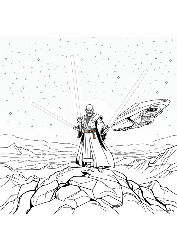 Count Dooku Coloring Pages