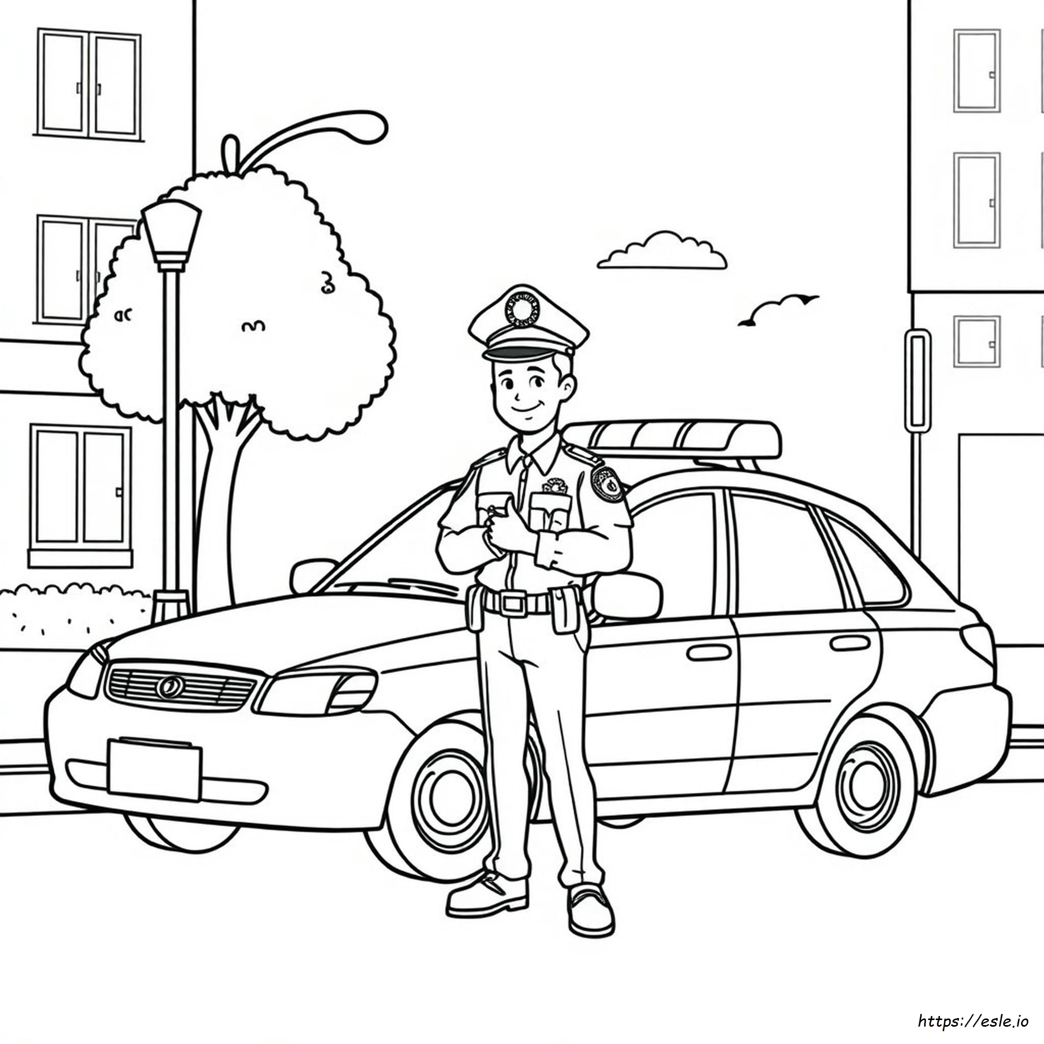 Desenhos Para Colorir De Policiais
