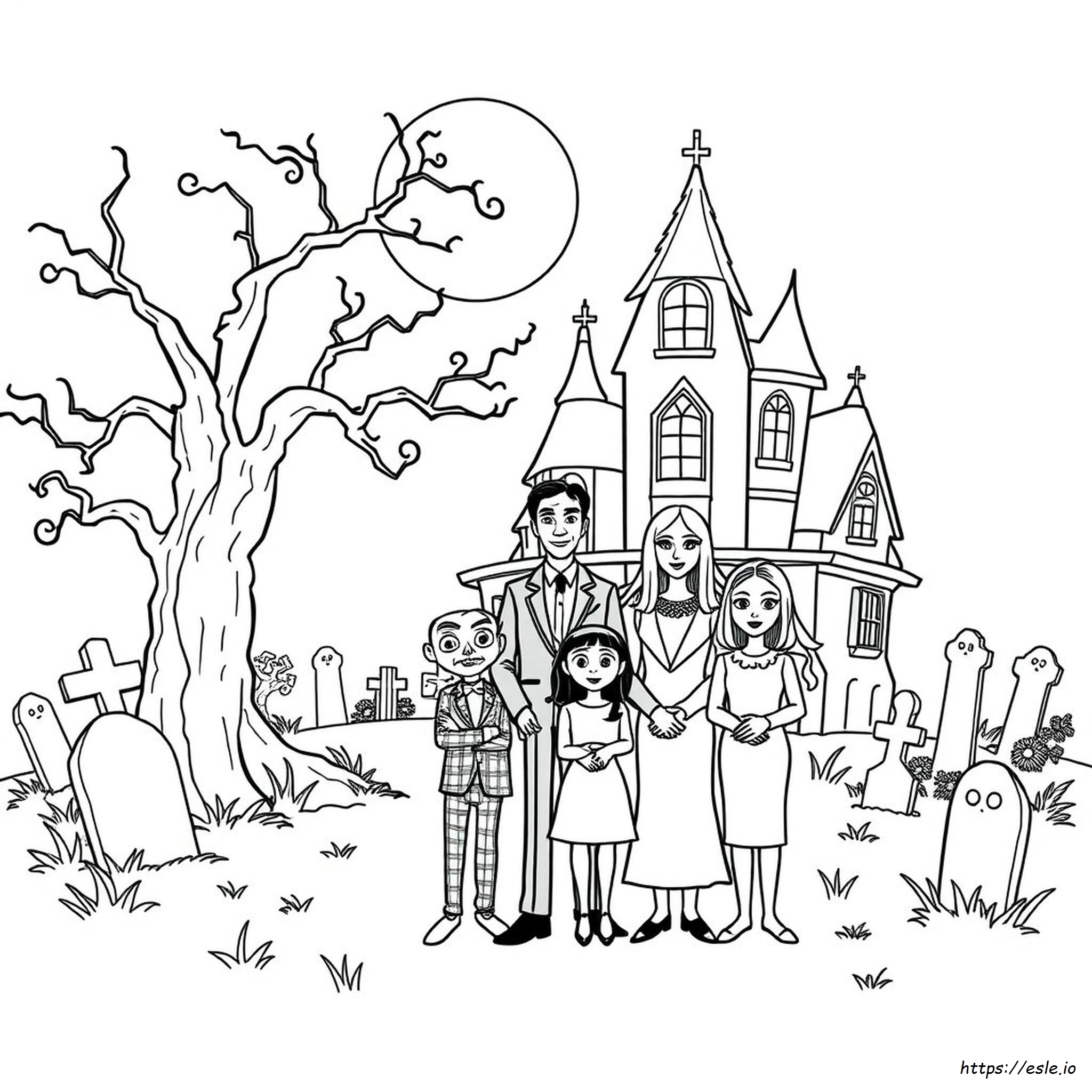 Thing Addams Värityskuvat