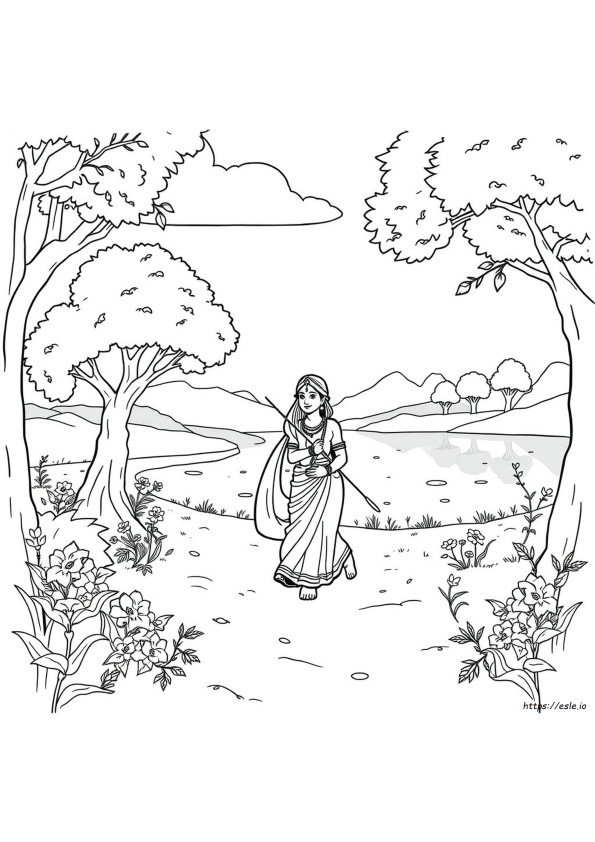 Rama Sita Coloring Pages
