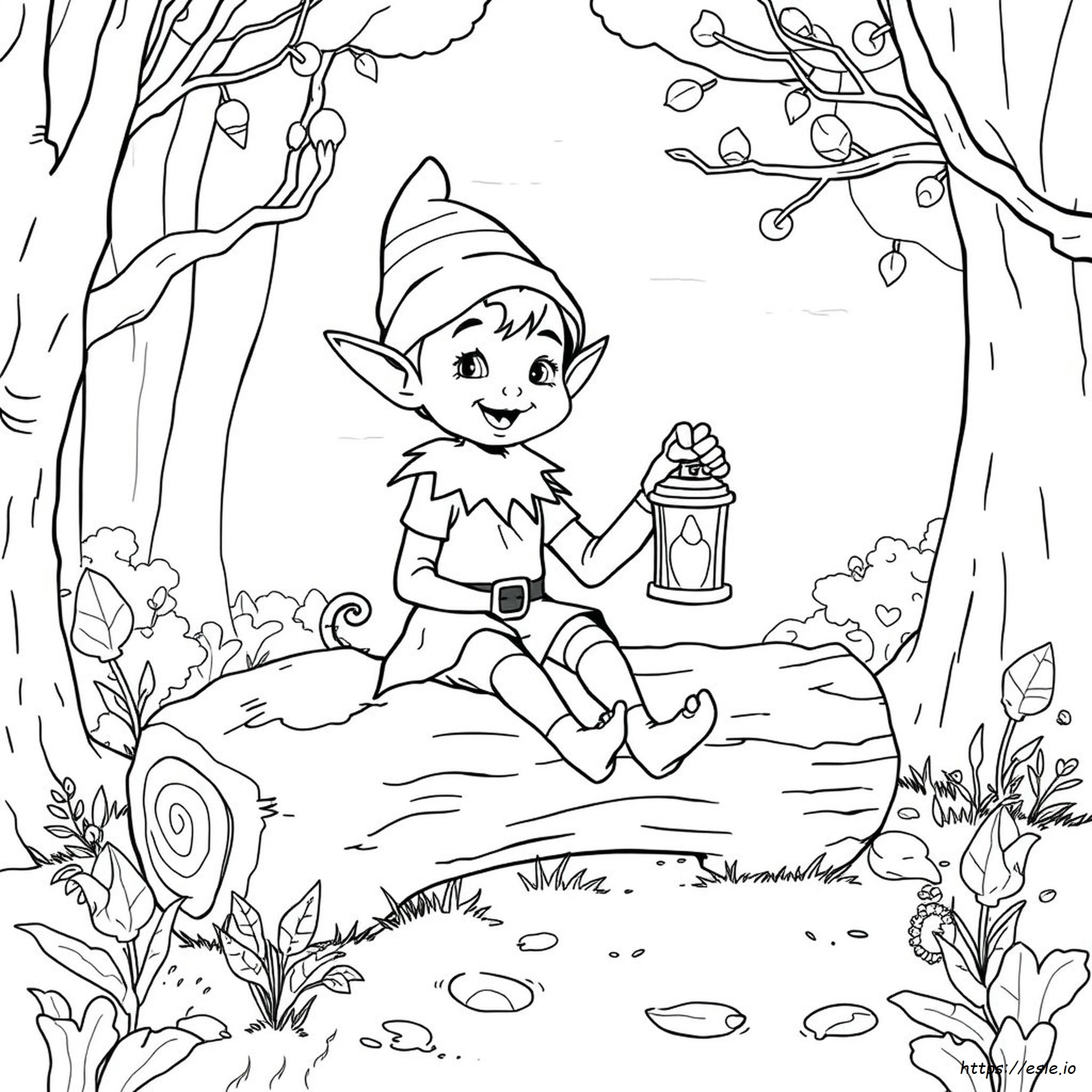 Free Elf Coloring Pages for Kids - Printable PDF