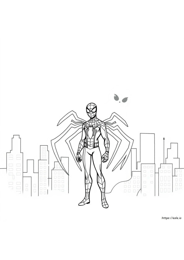 Spiderman And Ghost Spider Coloring Pages