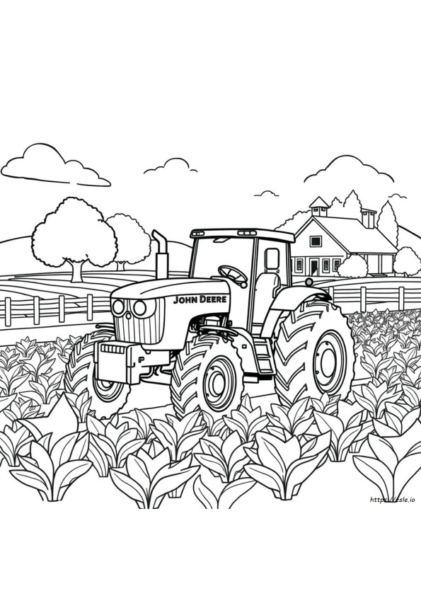 Dibujos De John Deere Para Colorear E Imprimir