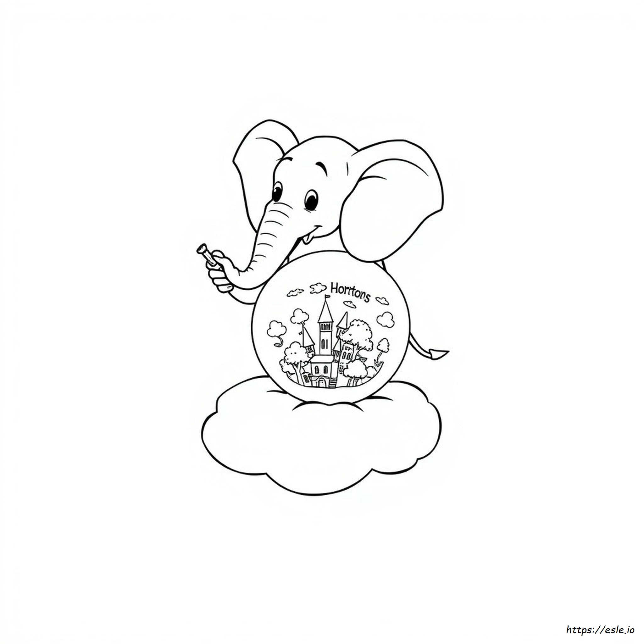 Horton Hears A Who Coloring Sheets