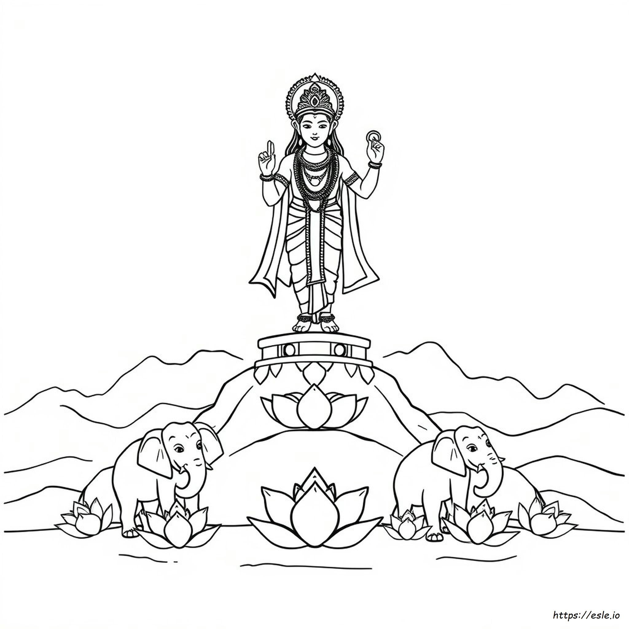 Printable Hindu God Coloring Pages - Free