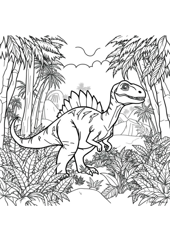 Therizinosaurus Coloring Page Jurassic World