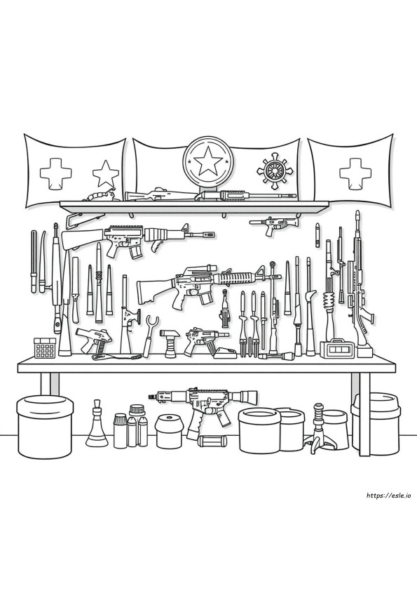 Printable Arsenal Colouring Pages