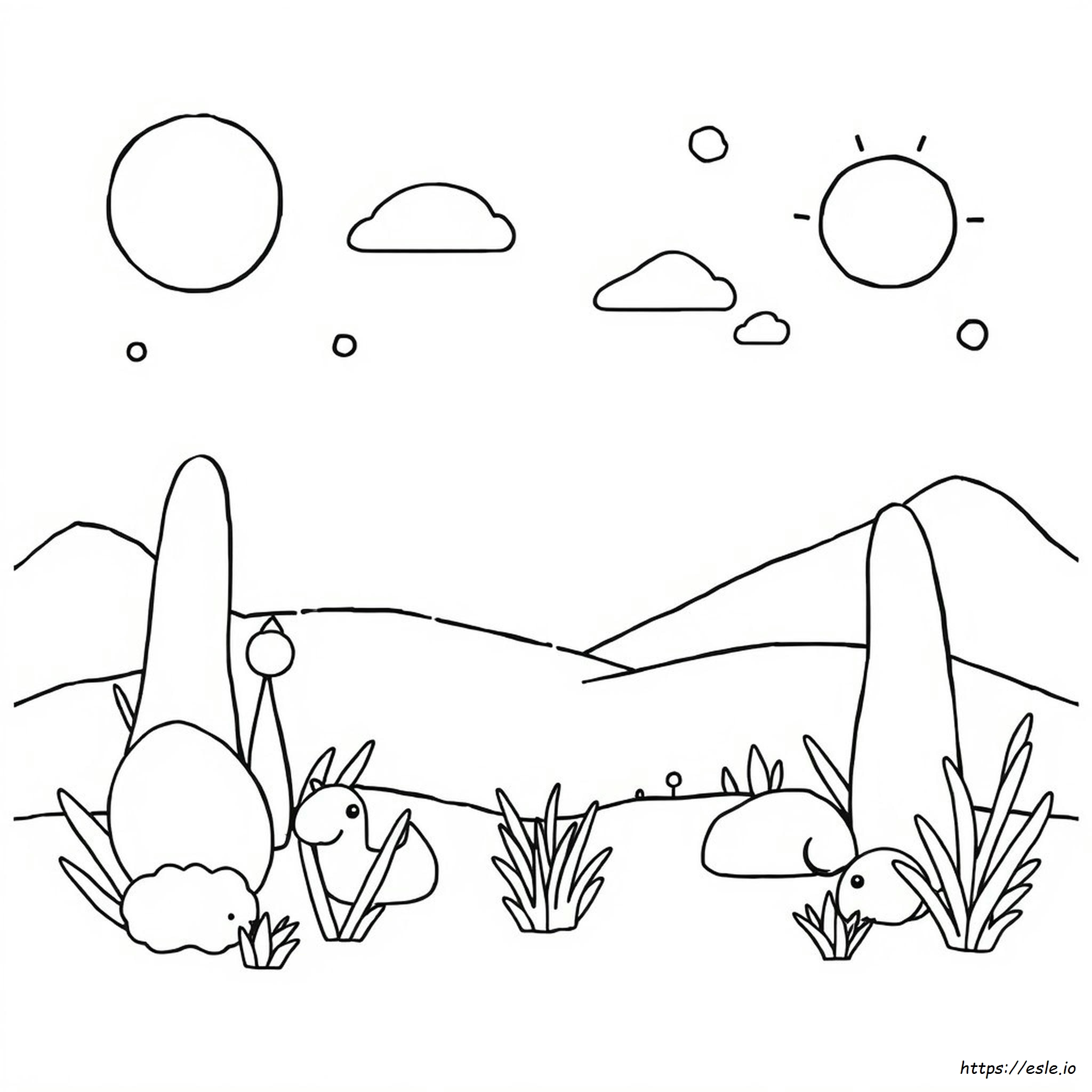Coloring Page Template Printing - Free Printable PDF