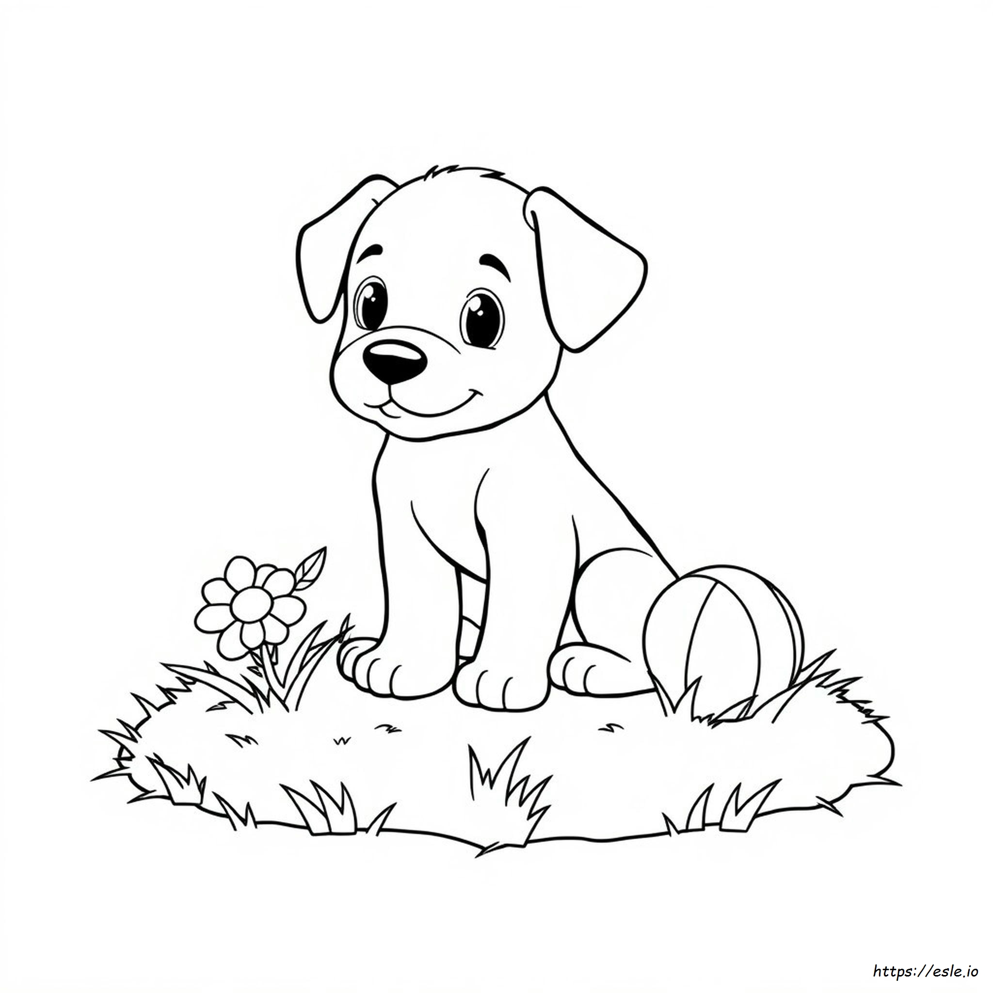 Free Printable Puppy Coloring Pages for Kids