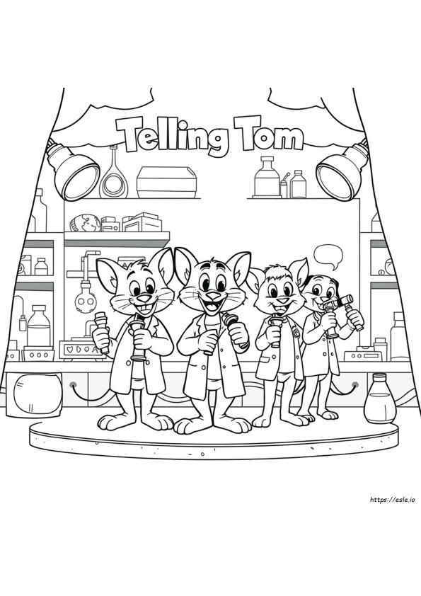 Desene De Colorat Talking Tom Heroes