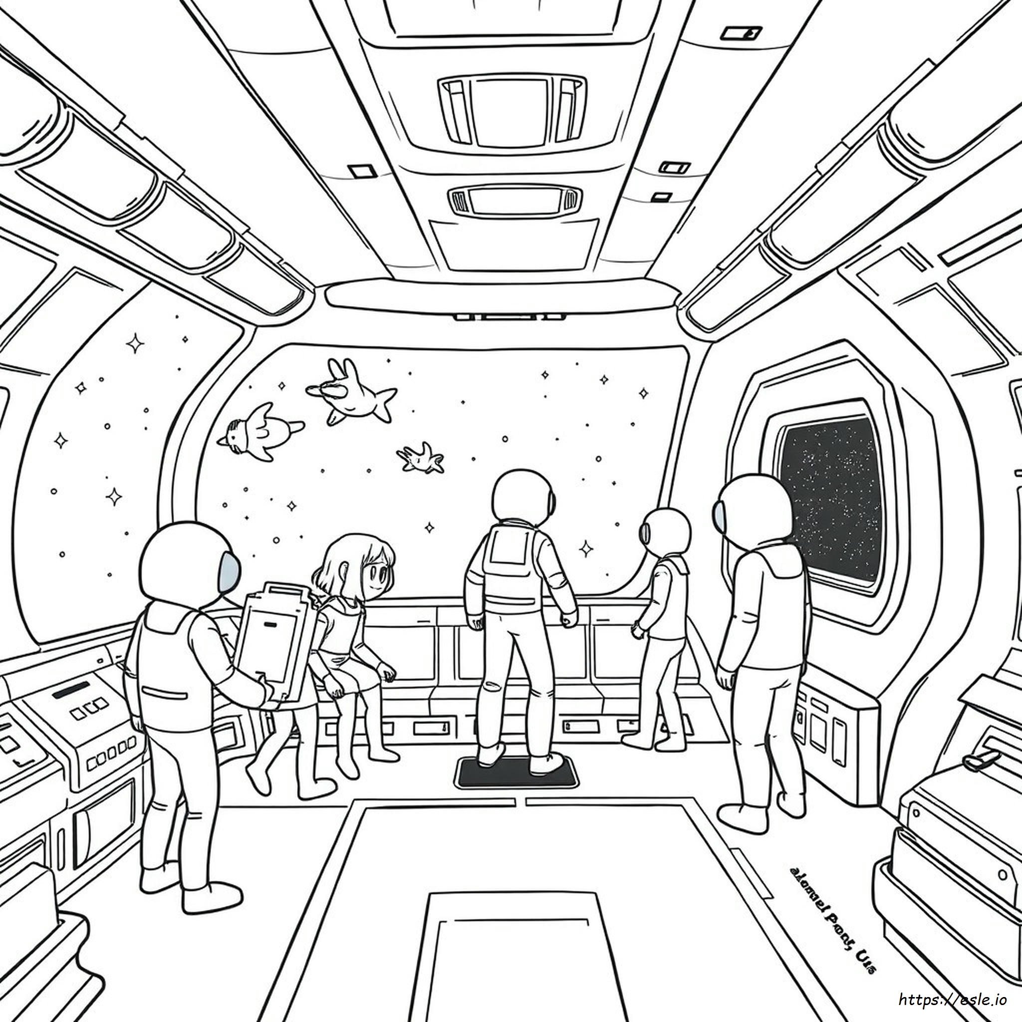Among Us Coloring Pages for Kids