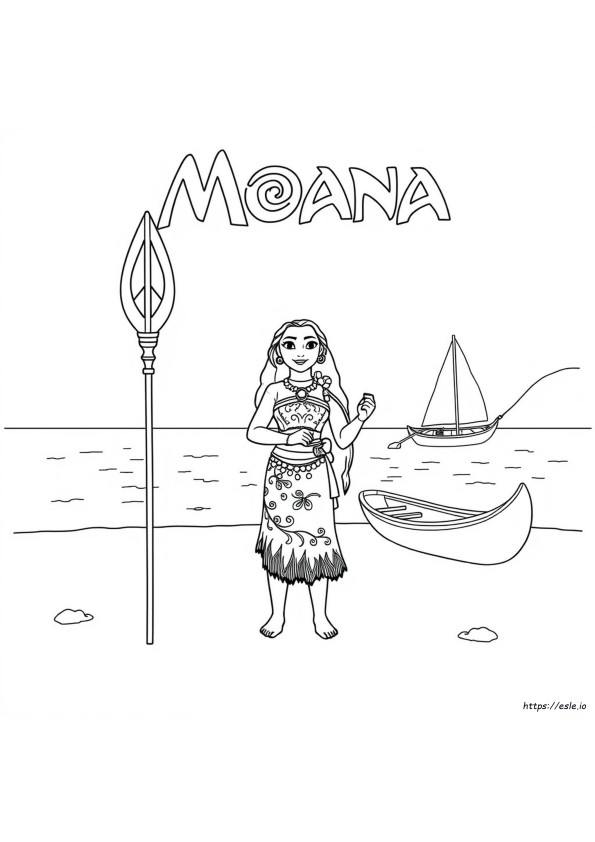 Moana 2 Colouring
