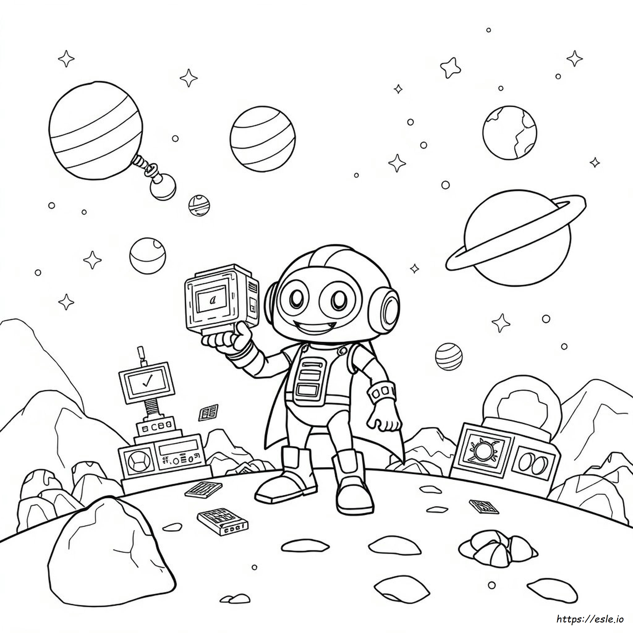 Kazoom Superthings Colouring Pages